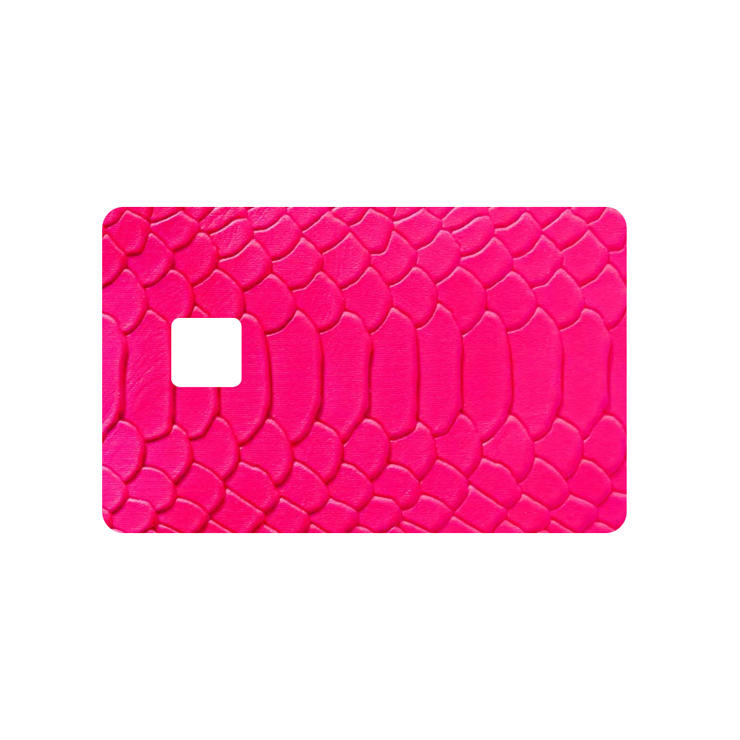 Neon Pink Snakeskin