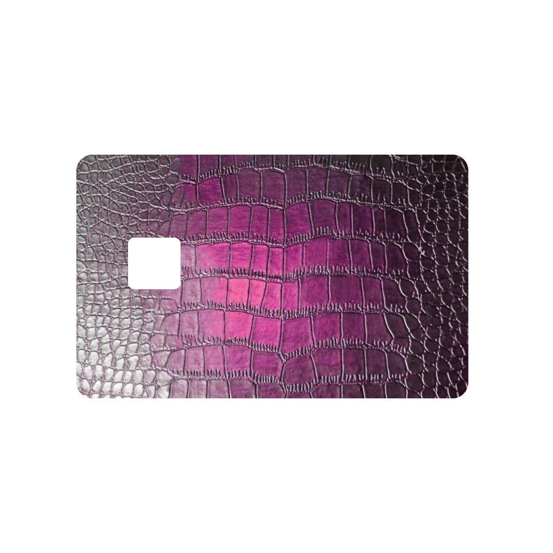 Purple & Silver Crocodile