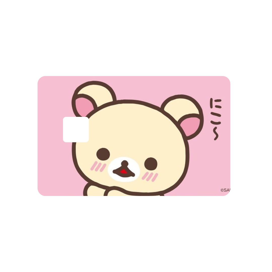 Pink Kawaii Bear