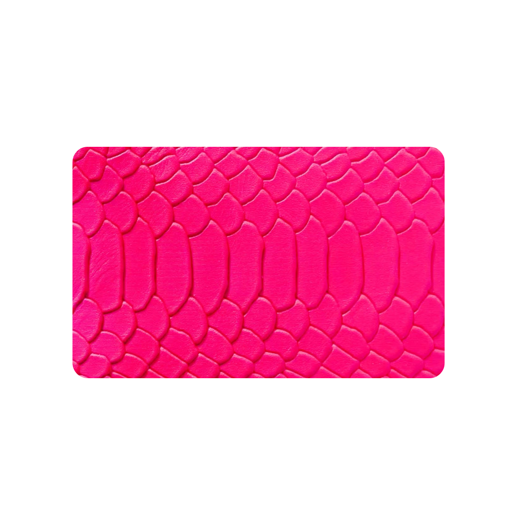 Neon Pink Snakeskin