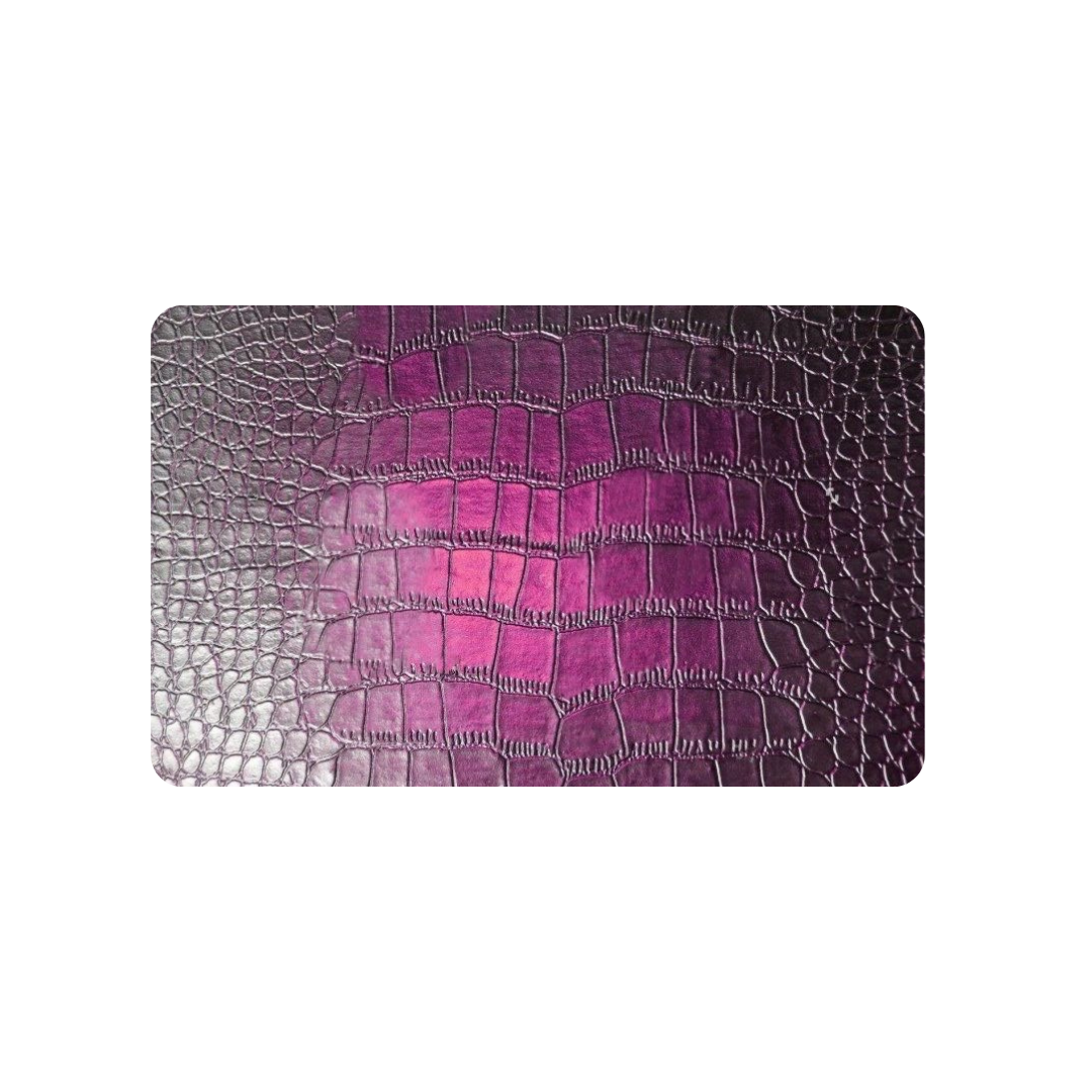 Purple & Silver Crocodile
