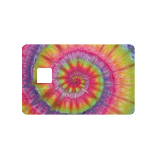 Tie-Dye Multi Colored Credit Card Skin Cover