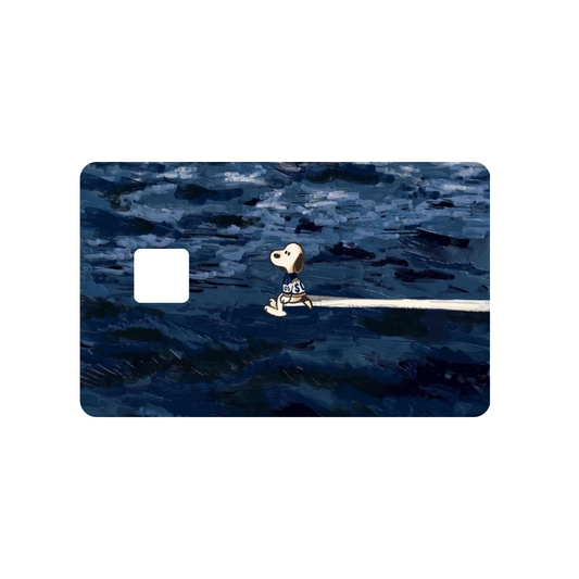 SOS with Snoopy Credit Card Skin Cover