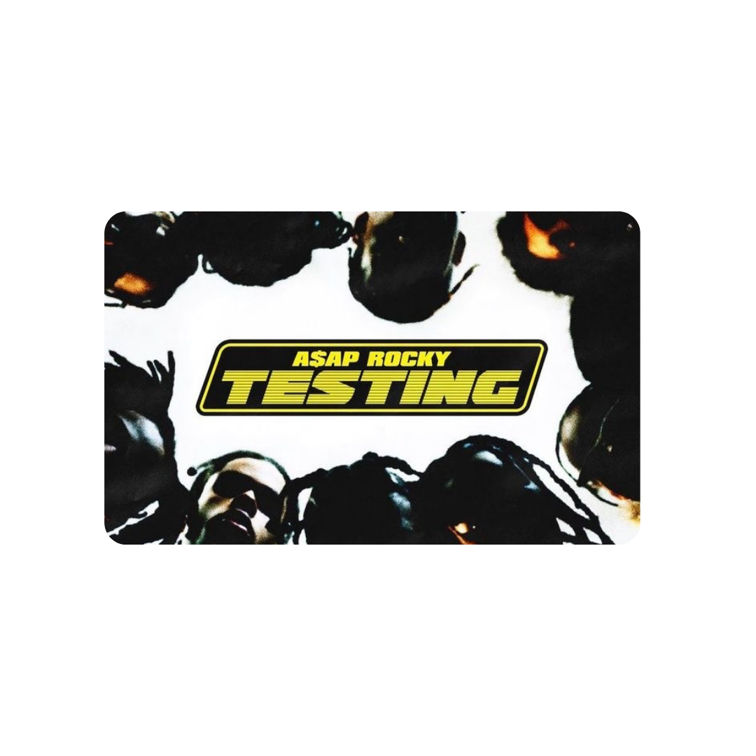 Testing by A$AP Rocky Credit Card Skin Cover