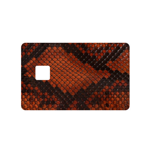 Red & Black Snakeskin