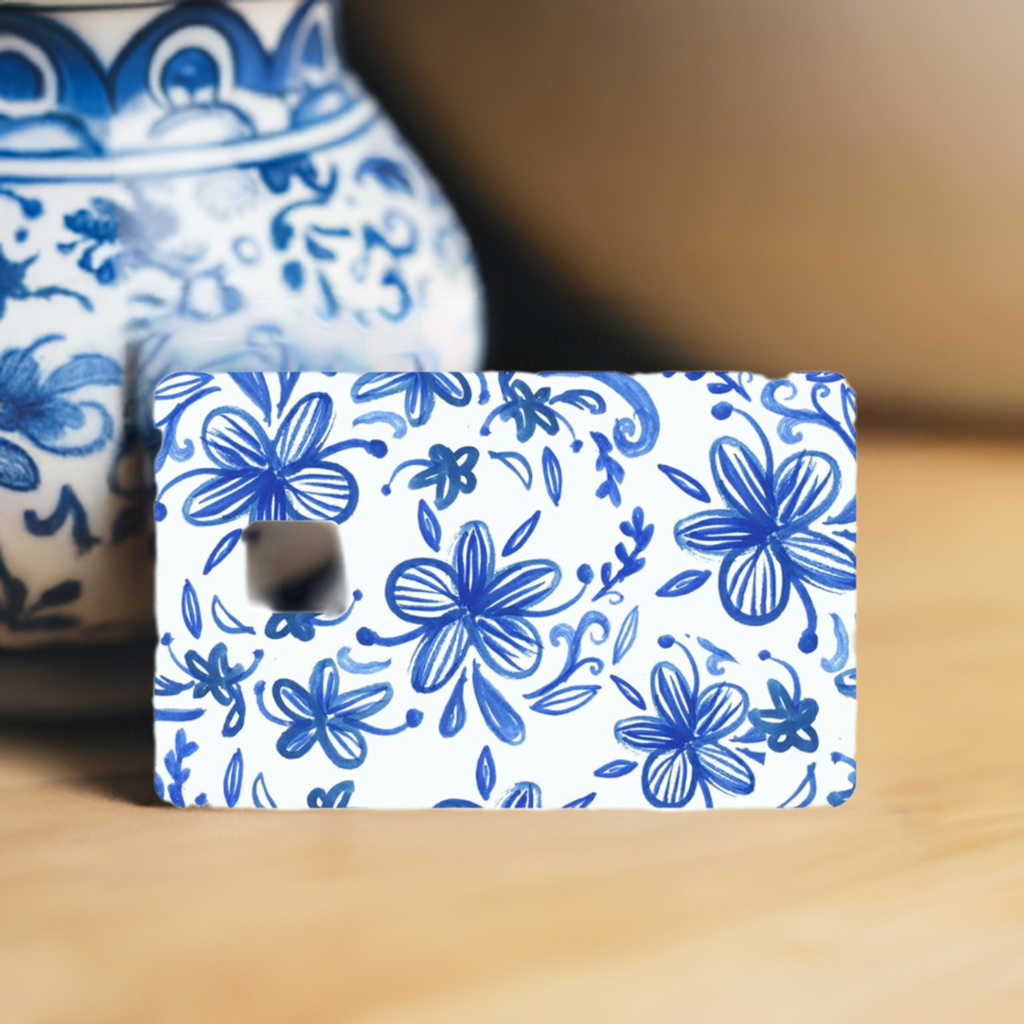 Blue & White Floral